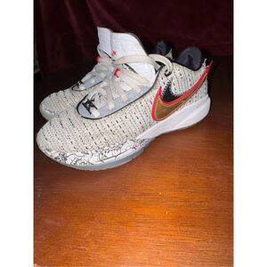 Nike Kids Sneakers in White, Black, and Red